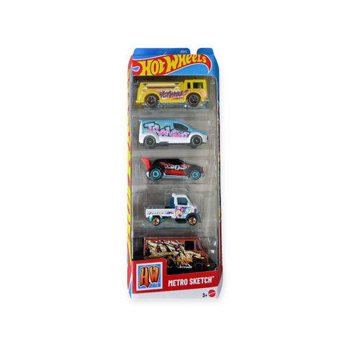 Picture of HOT WHEELS 5 PACK METRO SKETCH